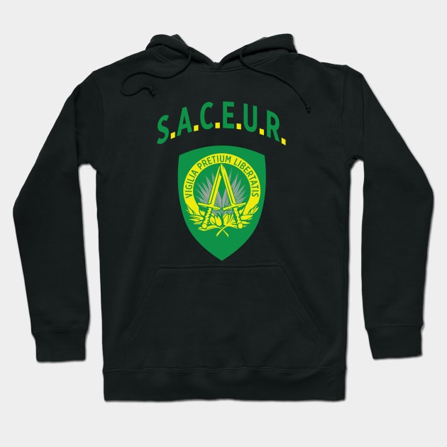 Supreme Allied Commander Europe (S.A.C.E.U.R.) Hoodie by TNM Design